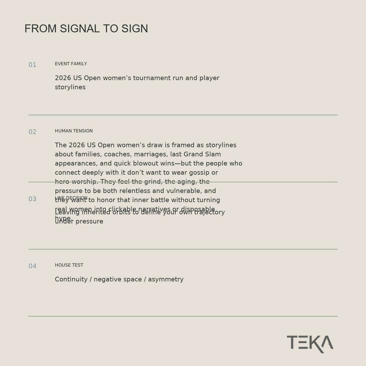 TEKA EB82 — LEAVING ONE ORBIT, DRAWING ANOTHER