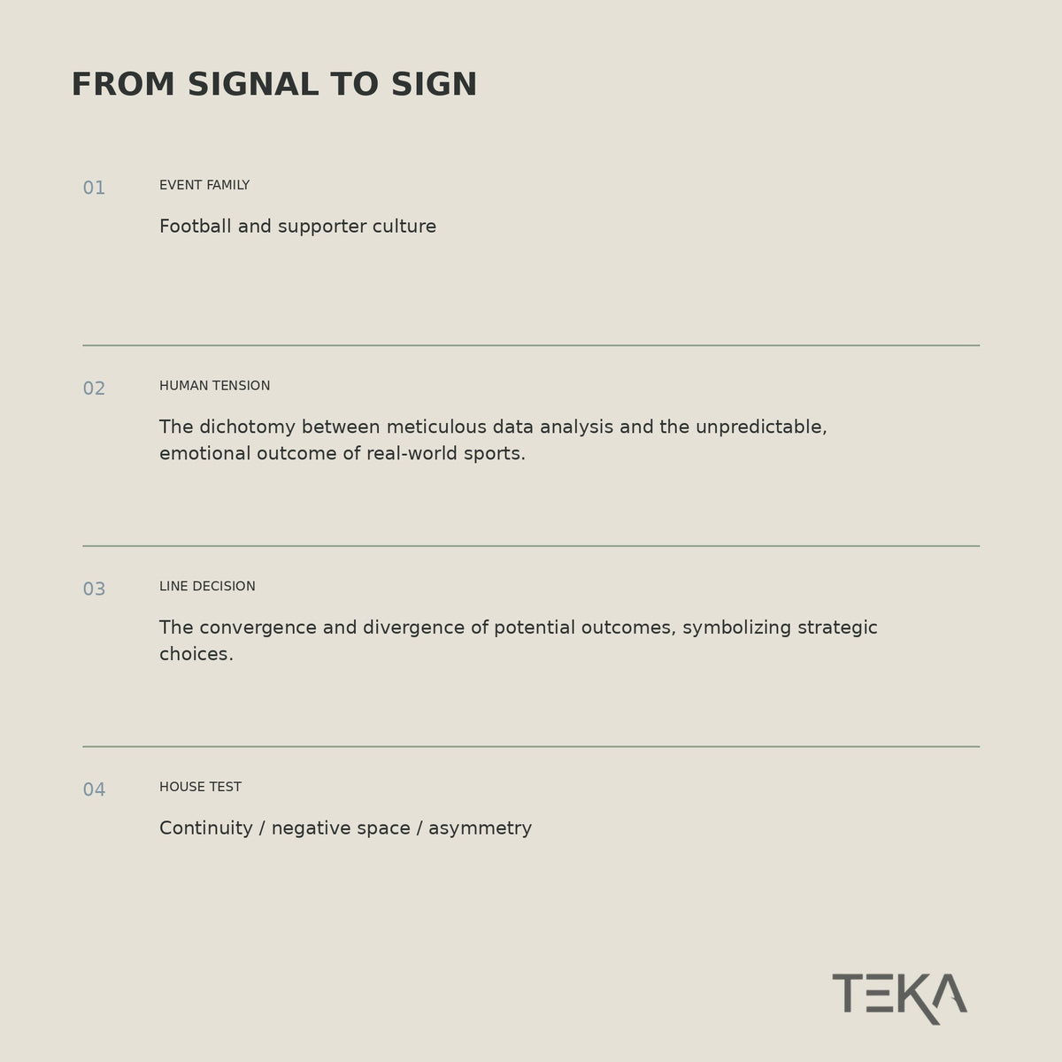 TEKA EB75 — INTERSECTING PATHS