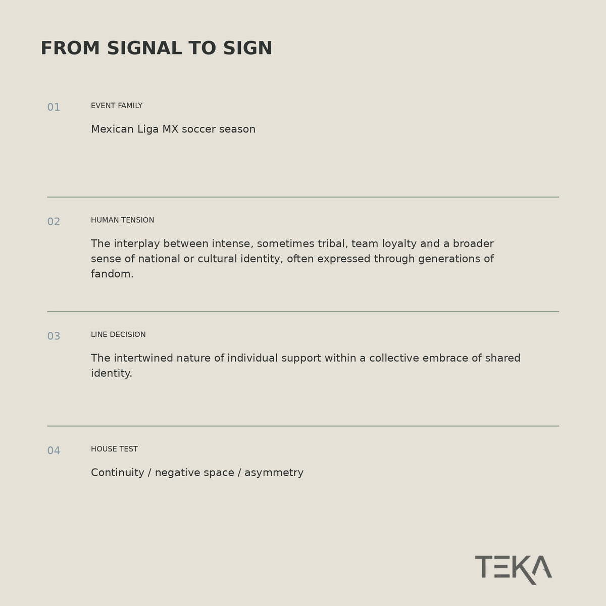 TEKA 6993 — COLLECTIVE SPIRIT COILED
